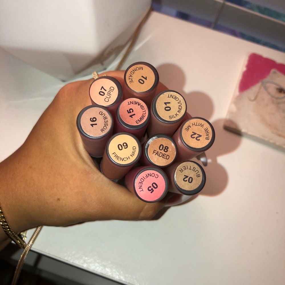 10pk matte lipstick set